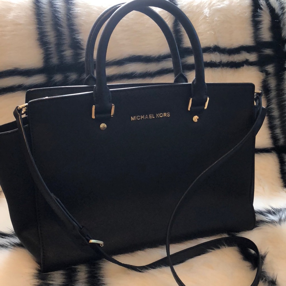 Michael Kors Saffiano Satchel